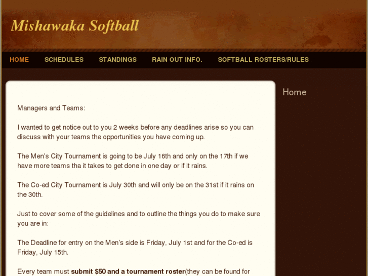 www.mishawakasoftball.com