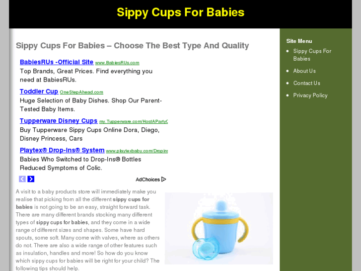 www.sippycupsforbabies.com