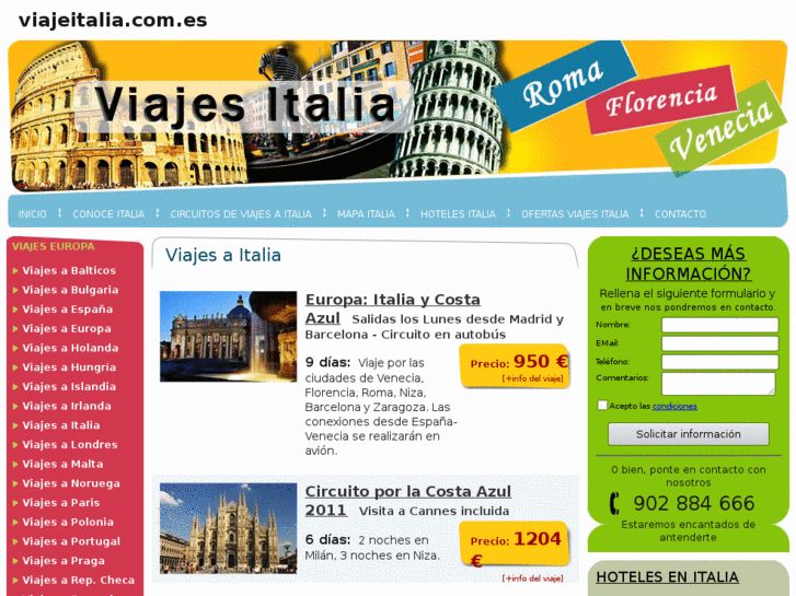 www.viajeitalia.com.es