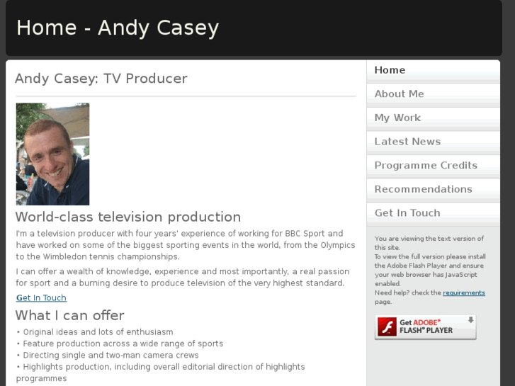 www.andycaseyproduction.com