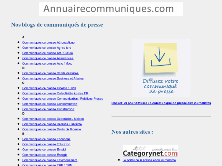 www.annuairecommuniques.com