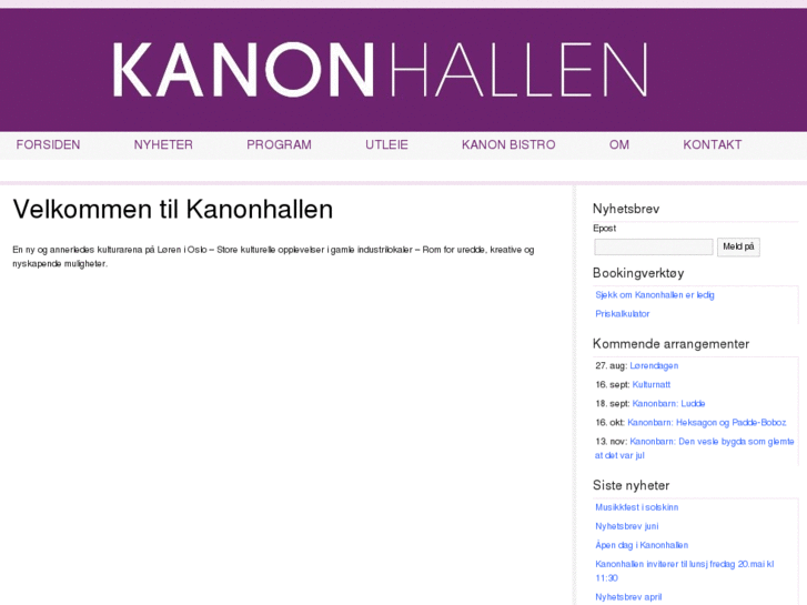 www.kanonhallen.no