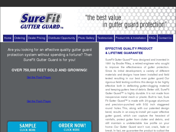 www.surefitgutterguard.com