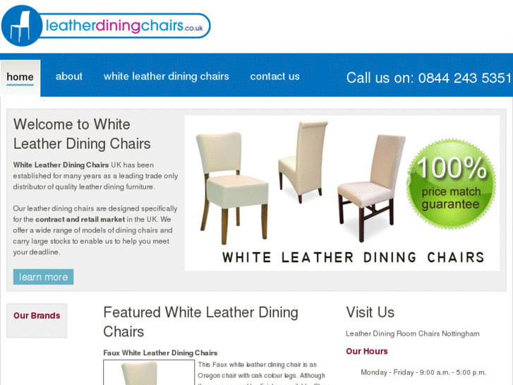 www.white-leatherdiningchairs.co.uk