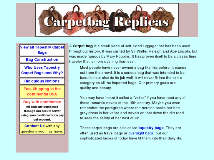 www.carpetbagreplicas.com