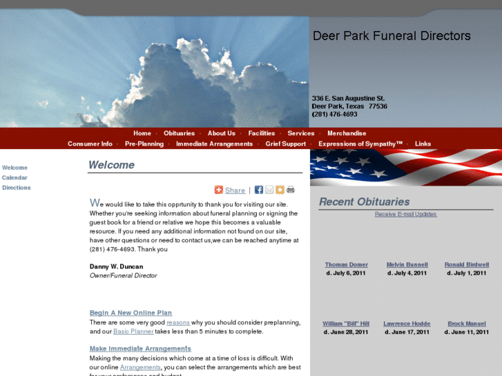 www.deerparkfuneraldirectors.com