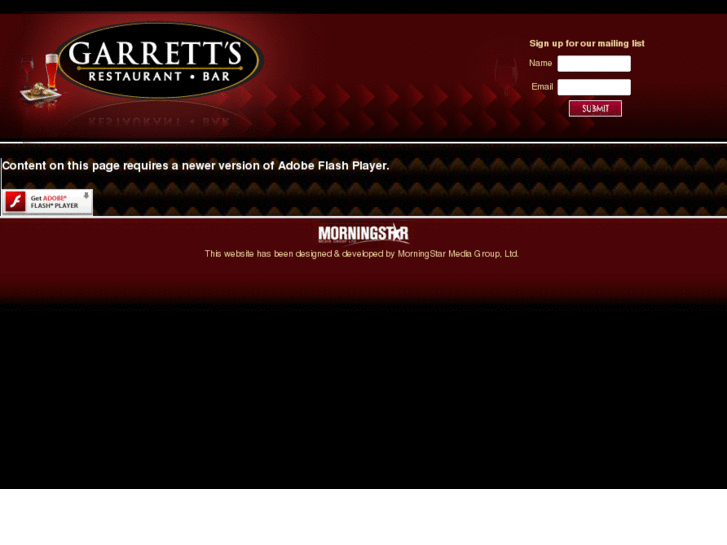 www.garrettsrestaurantbar.com