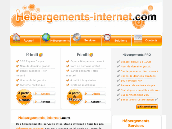 www.hebergements-internet.com