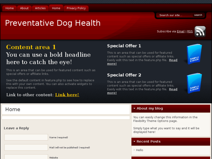 www.improvemydogshealth.com