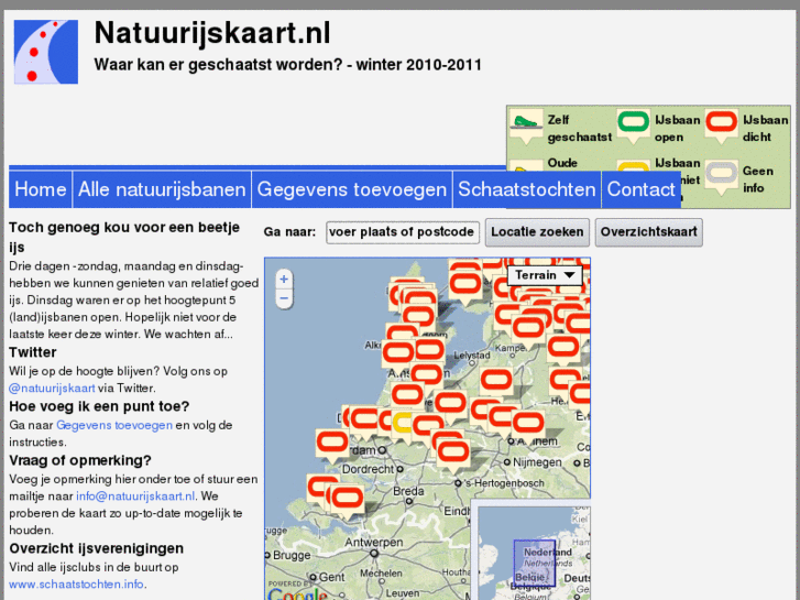 www.natuurijskaart.nl