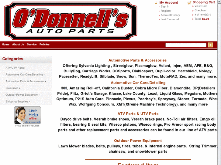 www.odonnellsautoparts.com