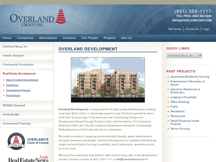 www.overlanddevelopmentcorp.com