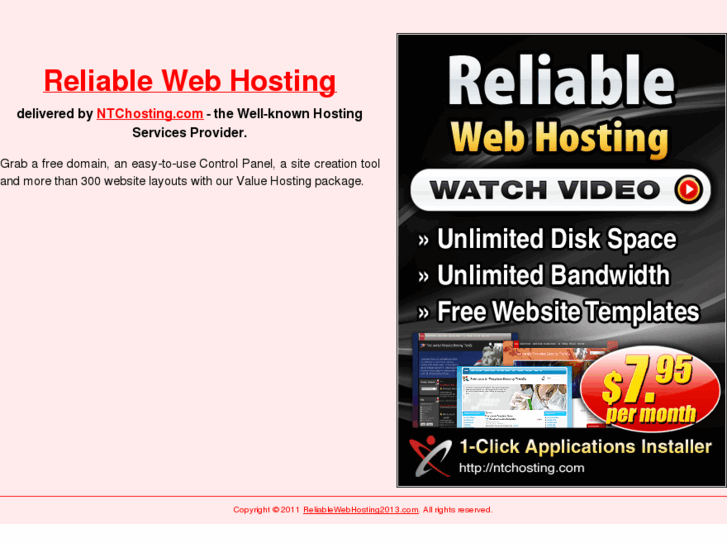 www.reliablewebhosting2013.com