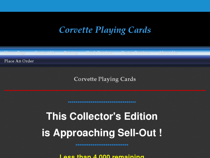 www.corvetteplayingcards.com