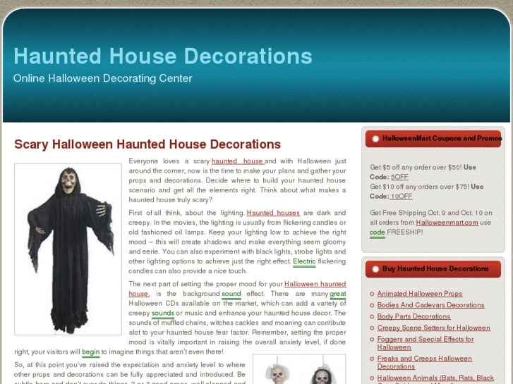 www.hauntedhousedecorations.org