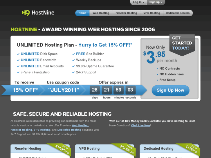 www.ihostnine.com