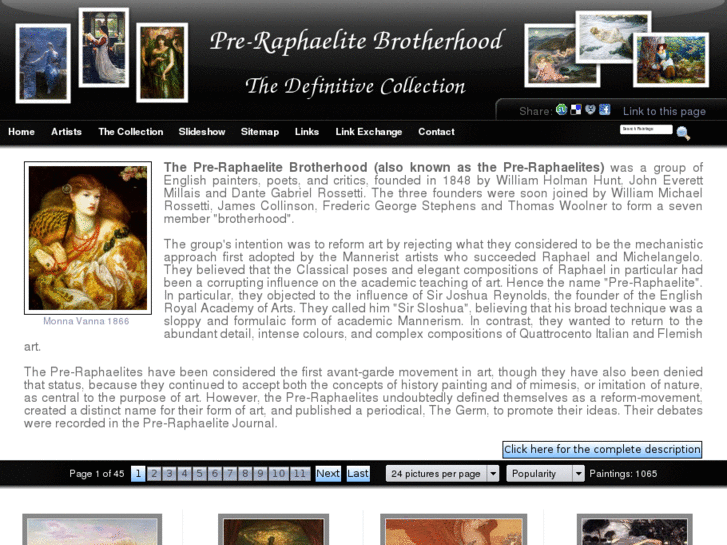 www.pre-raphaelite-brotherhood.org