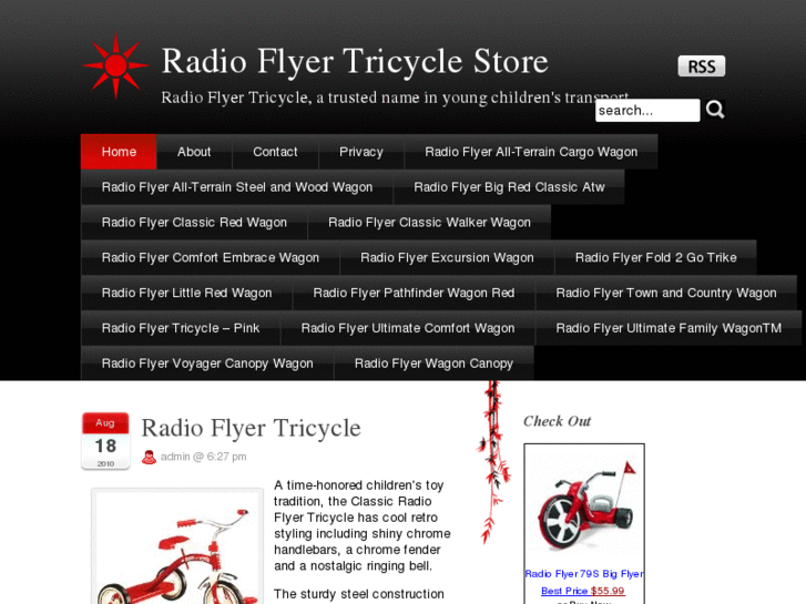 www.radioflyertricyclestore.com