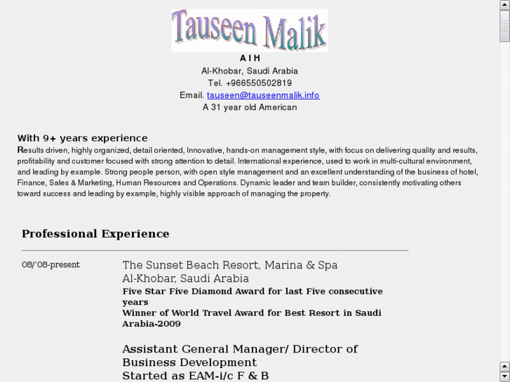 www.tauseenmalik.info