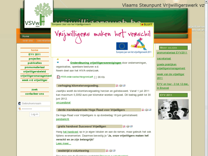 www.vrijwilligersweb.be