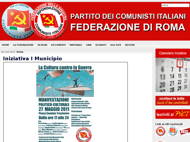 www.comunistiroma.it