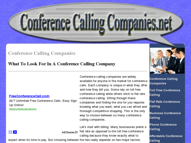 www.conferencecallingcompanies.net