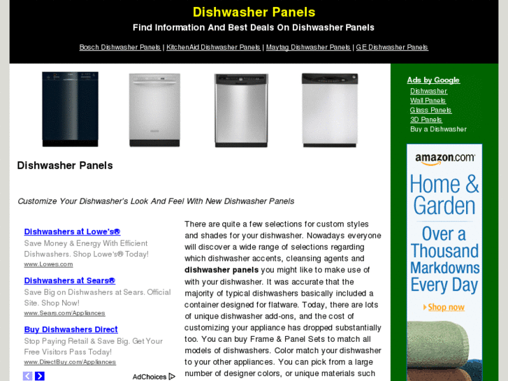 www.dishwasherpanels.org