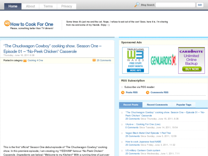 www.howtocookforone.com