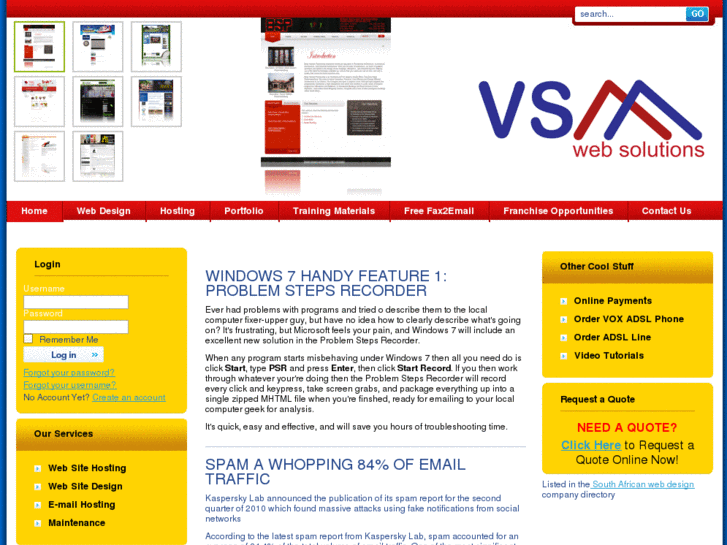 www.vsmwebsolutions.co.za