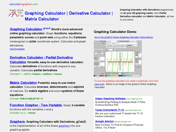www.calculator-grapher.com