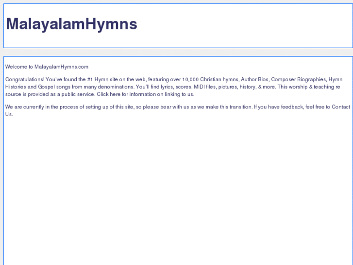 www.malayalamhymns.com