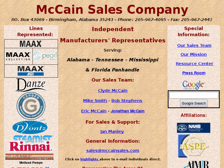 www.mccainsales.com