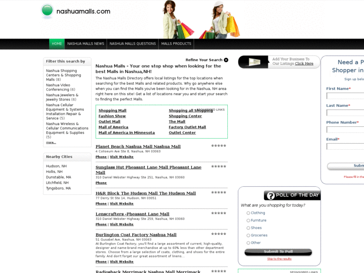 www.nashuamalls.com