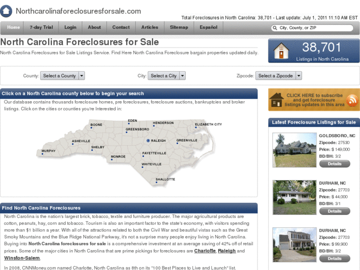 www.northcarolinaforeclosuresforsale.com