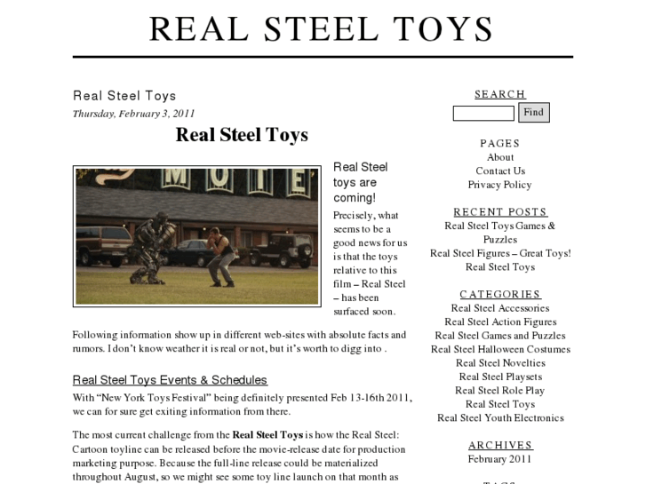 www.realsteeltoys.com