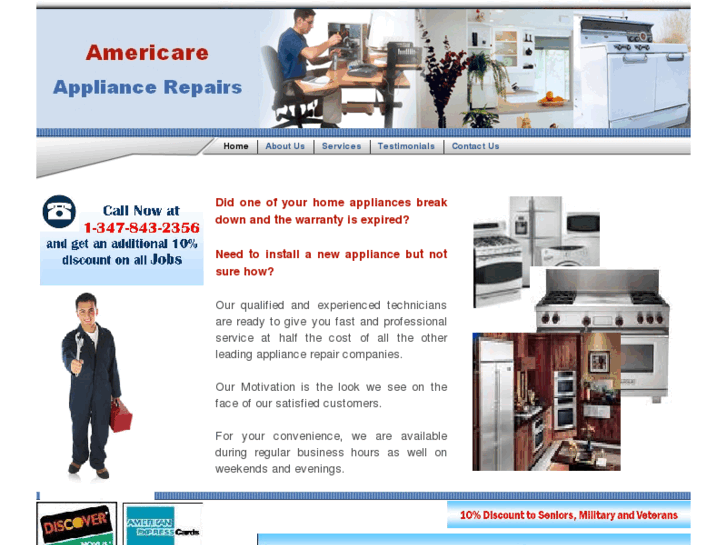 www.americareappliancerepairs.com