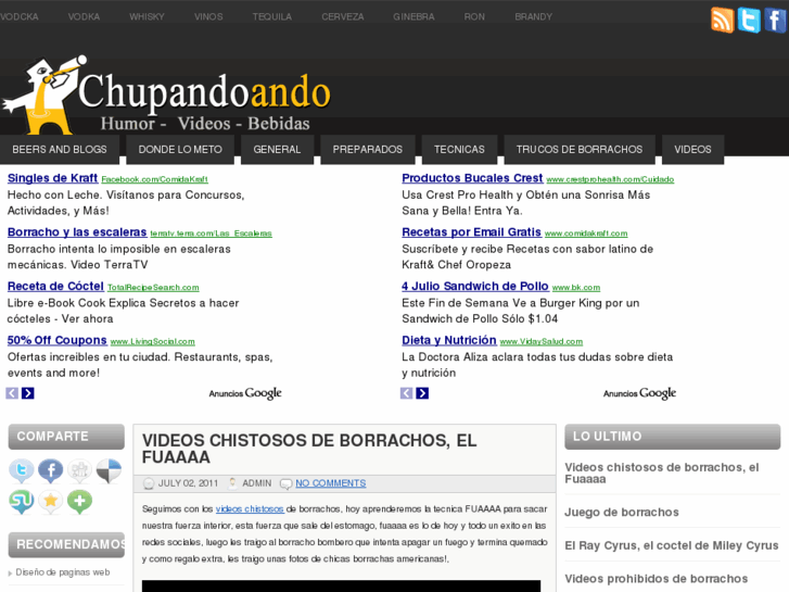 www.chupandoando.com