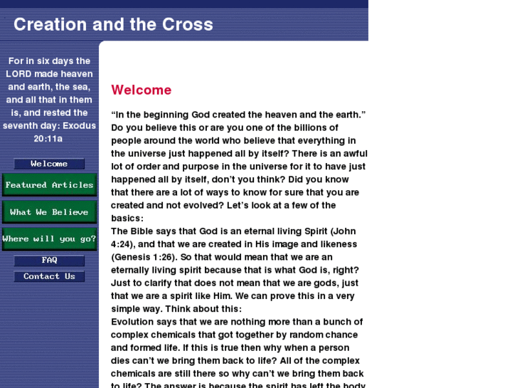 www.creationandthecross.org