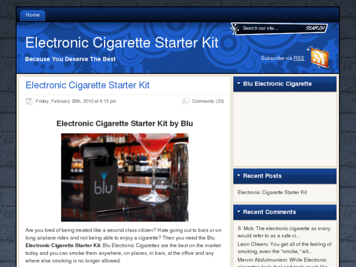 www.electroniccigarettestarterkit.biz