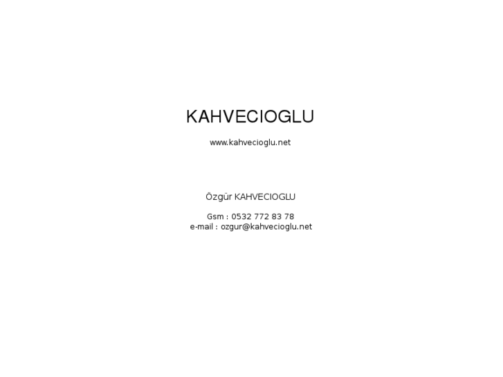 www.kahvecioglu.net