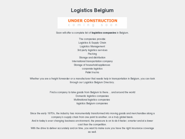 www.logisticsbelgium.com