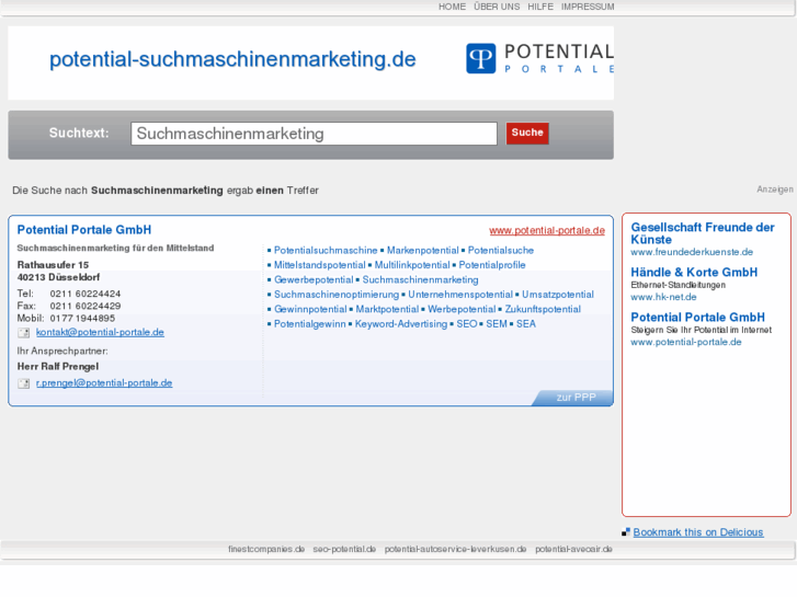 www.potential-suchmaschinenmarketing.de