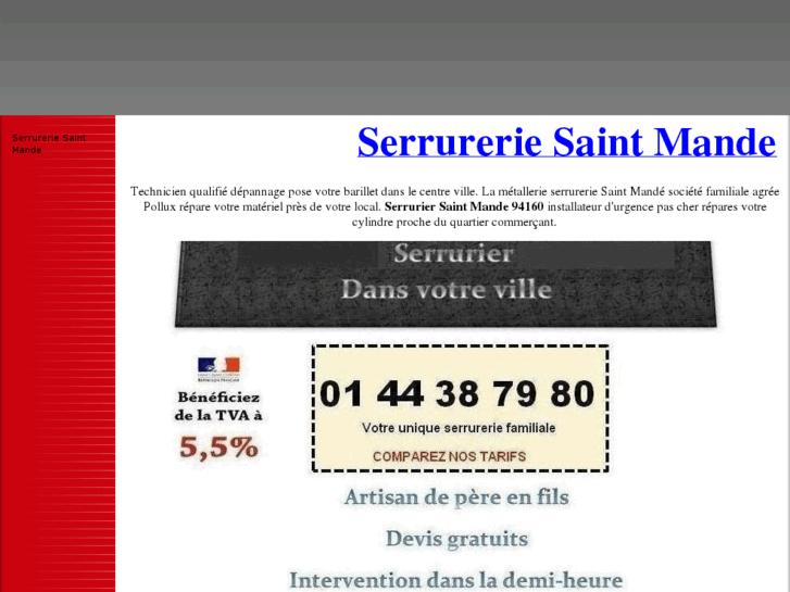 www.serrureriesaintmande.fr