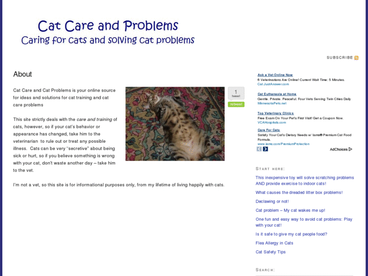 www.catcareproblems.com