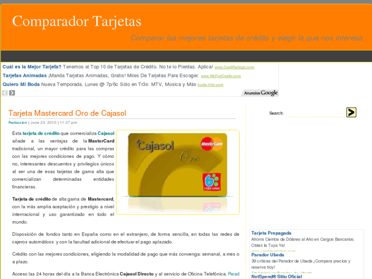 www.comparador-tarjetas.com