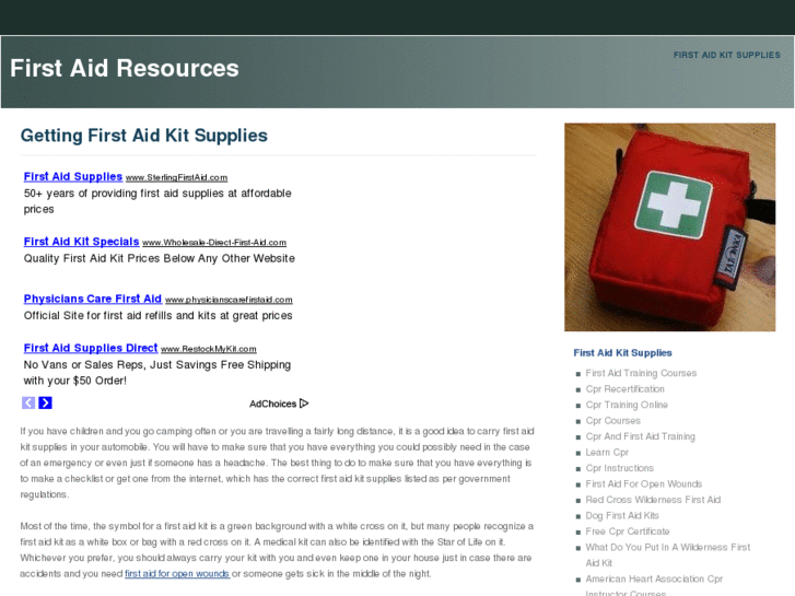 www.firstaidresources.net