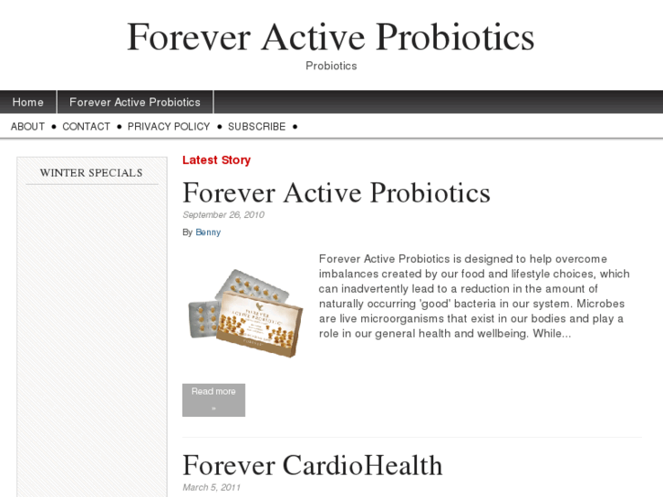 www.foreveractiveprobiotics.com