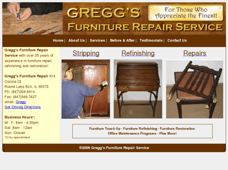 www.greggsfurniturerepair.com