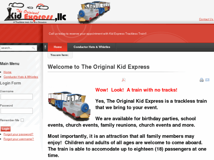 www.kidexpresstrain.com