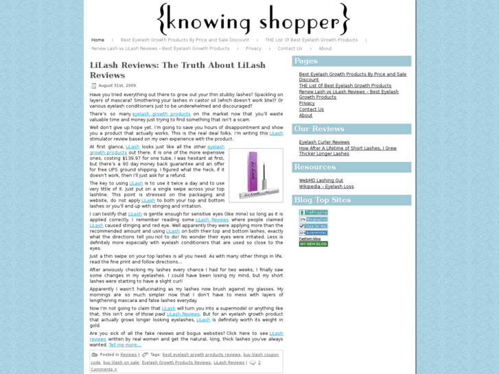 www.knowingshopper.com